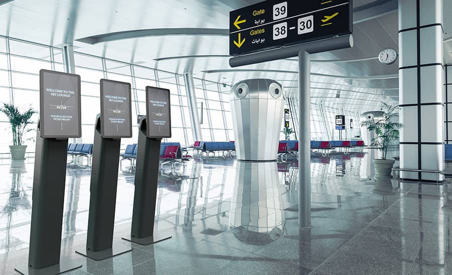 Kiosco terminal de embarque